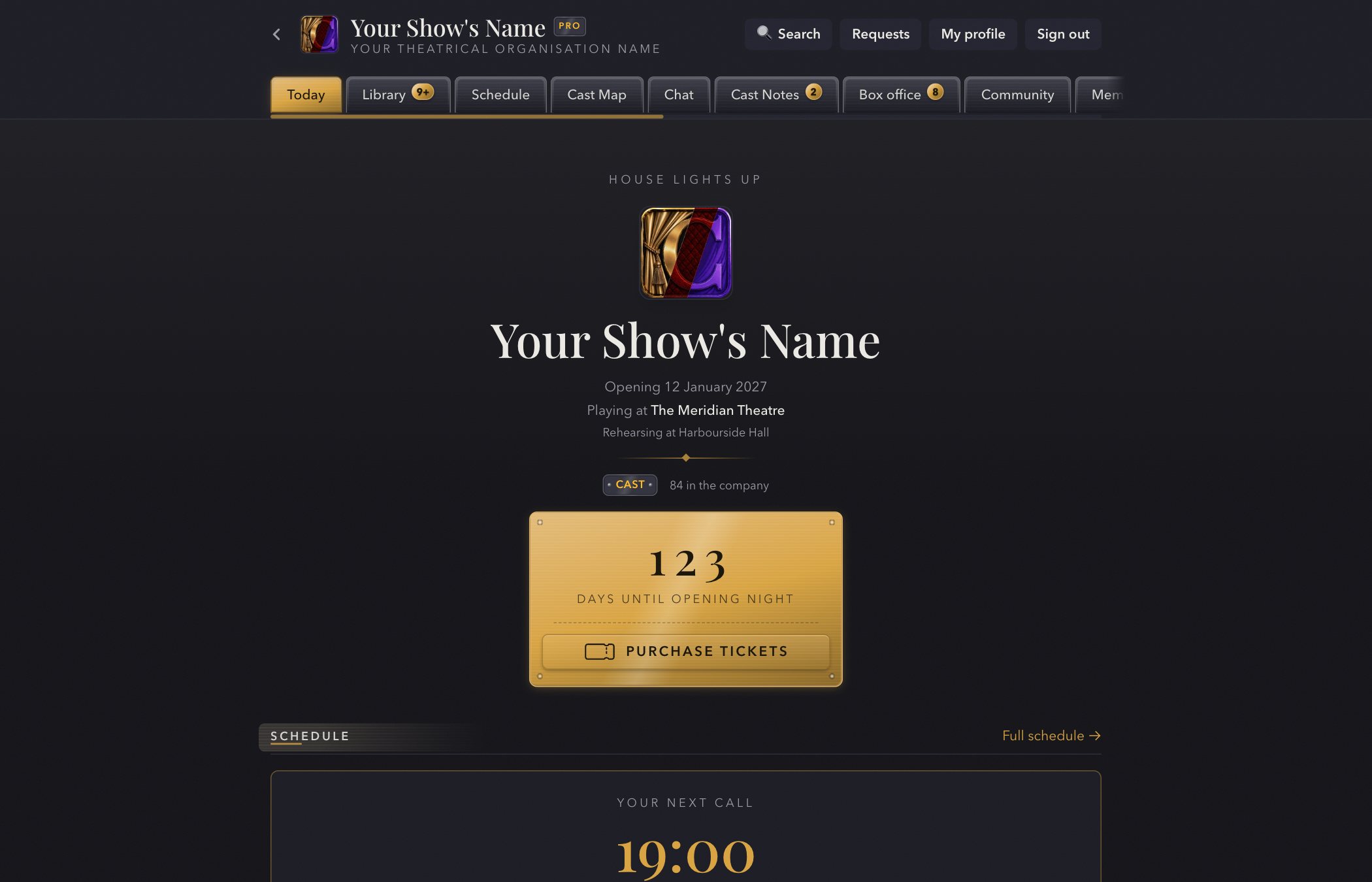 Today — the show’s front door on a laptop